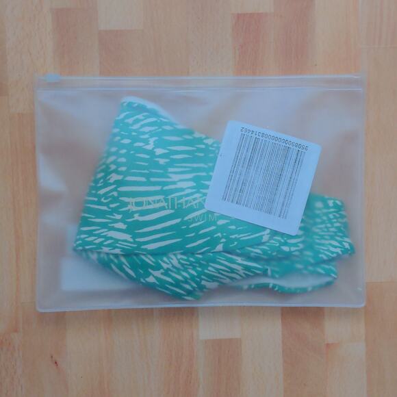 Jonathan Simkhai Alfani Abstract Print Bikini Bottom Kelly Abstract L New - Picture 4 of 11